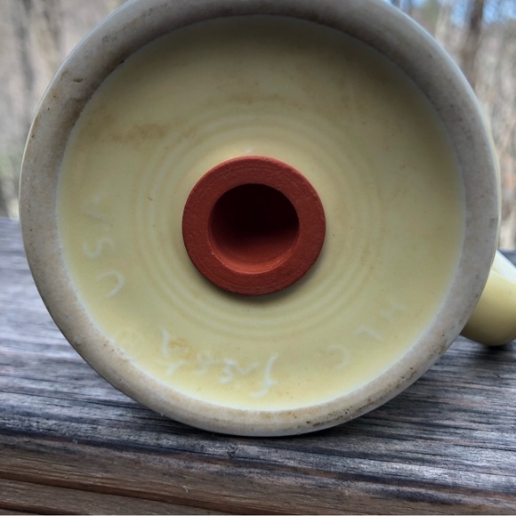 Homer Laughlin Fiesta Stove Top Salt & Pepper Set Ivory - Picture 7 of 7